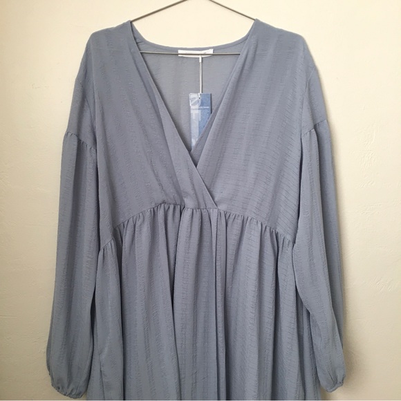 NEW SAMSOE SAMSOE Jolie Short Dress Blue XL - Picture 5 of 8